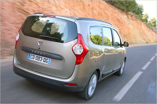 Beim Lodgy-Heck zeigt sich der alte Leitsatz: Form folgt Funktion