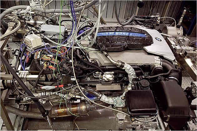 ... wurde fleißig auf Laborprüfständen getestet