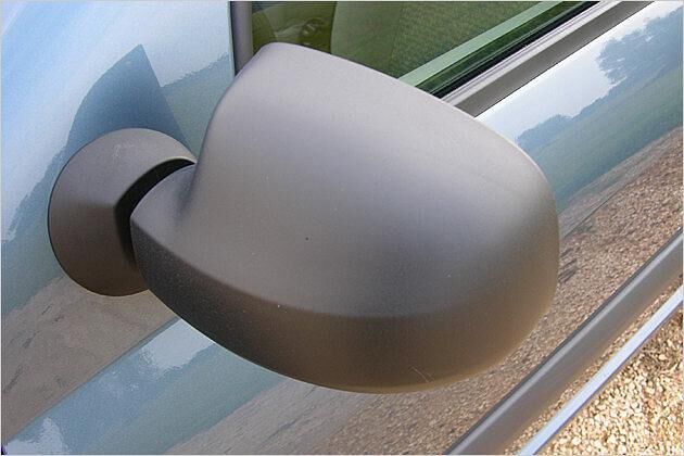 Die Außenspiegel sind knuffige Gesellen