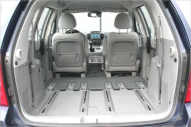 Carnival: Alle Sitze lassen sich herausnehmen