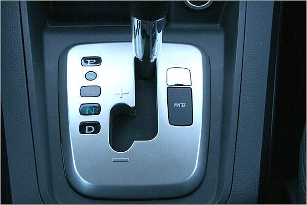 Die Ganganzeige der Automatik leuchtet im Dunkeln nicht