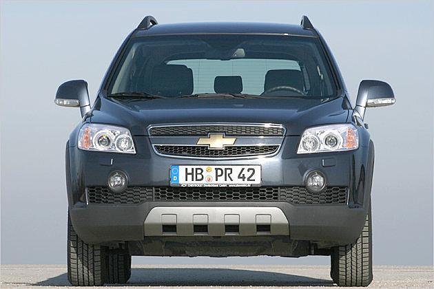 Das südkoreanische SUV trägt das Chevrolet-Kreuz mit Stolz