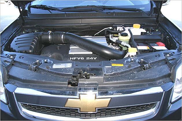 Der 3,2-Liter-Motor des Captiva leistet 230 PS