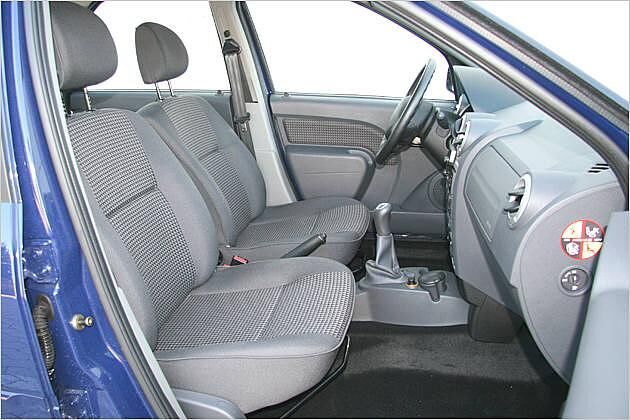 Farblich setzt der Innenraum wenig Akzente