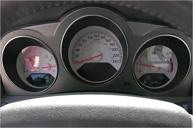 Die schicken Instrumente des Avenger lassen sich jederzeit gut ablesen