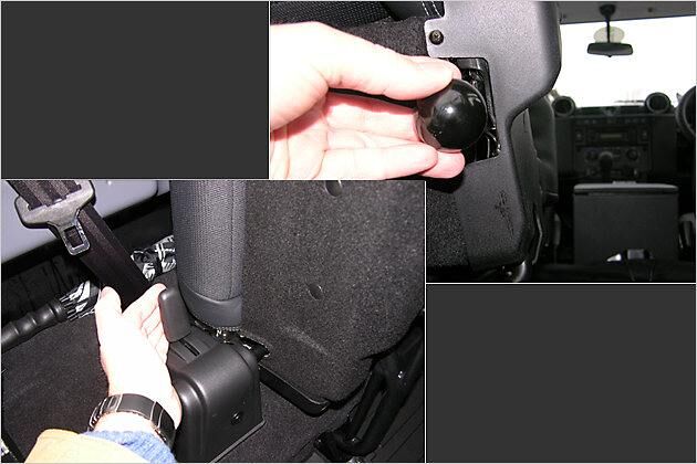 Mit Hilfe dieser beiden Hebel ...