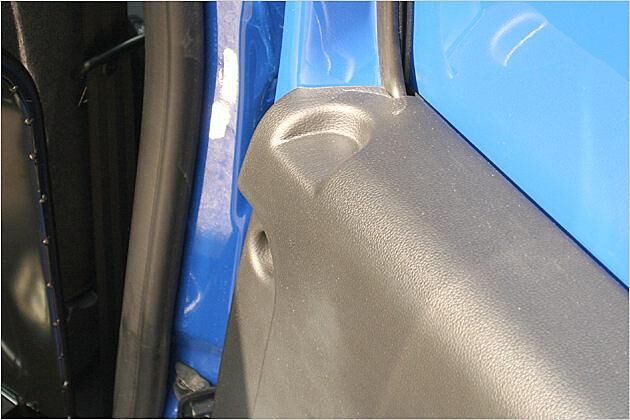 Die hinteren Türpins haben keine Funktion mehr und sind daher verschwunden