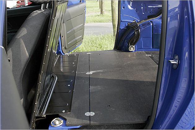 Die hinteren Seitentüren verbessern die Zugänglichkeit des Laderaums