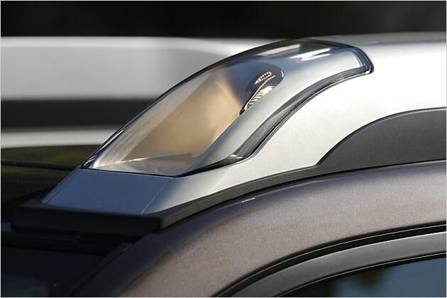 Am optionalen Dachträger-System gibt es Zusatzlampen