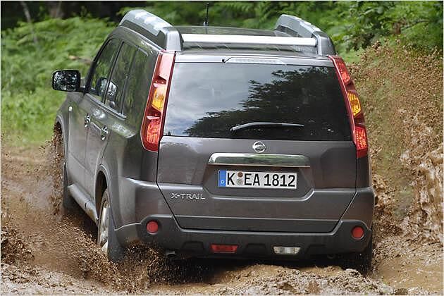 Wenns mal schlammig wird: Auch hier muss das SUV nicht passen