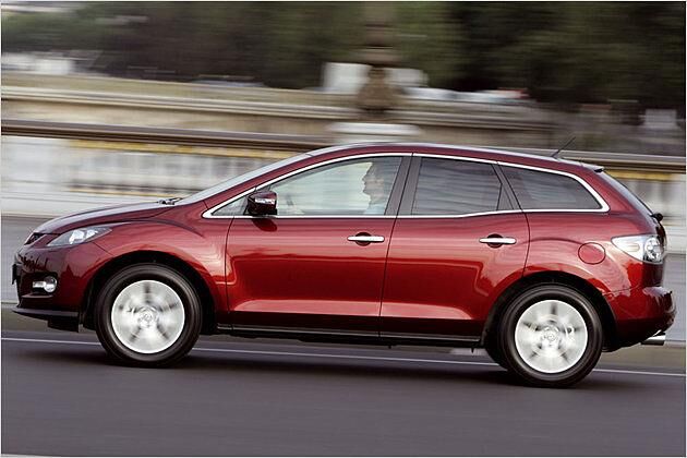 Der CX-7 wird bis zu 210 km/h schnell