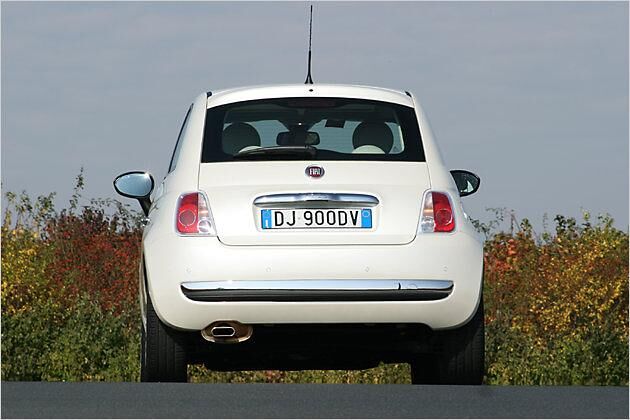 Ungewöhnlich: ein flaches Auspuffrohr