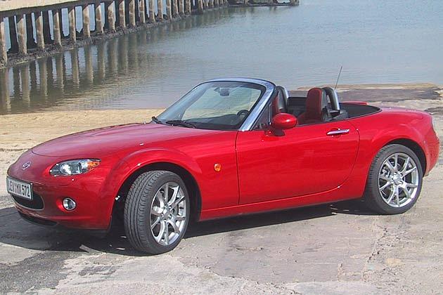 Leuchtet glühend in der portugiesischen Sonnne: MX-5 Sondermodell 3rd Generation