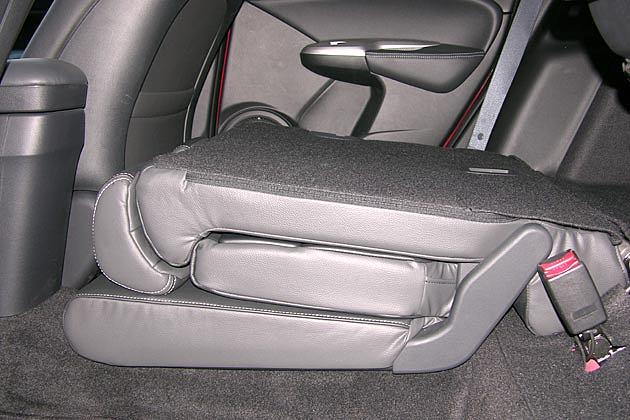 Trickreich: Das patentierte Sitzsystem ist vom Jazz bekannt