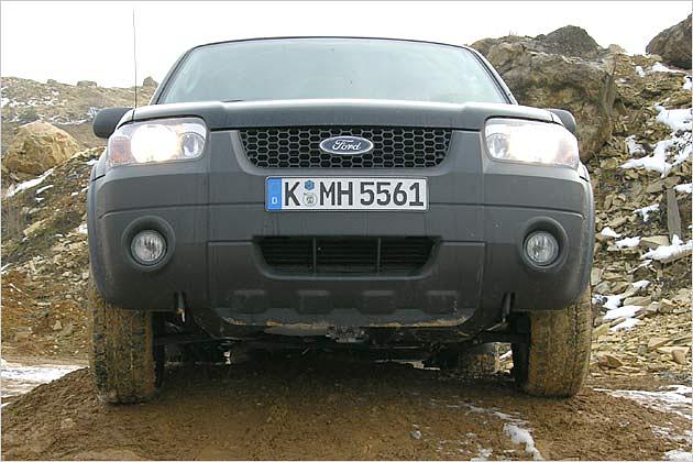 Im schweren Gelände stößt man mit dem Ford aber an Grenzen