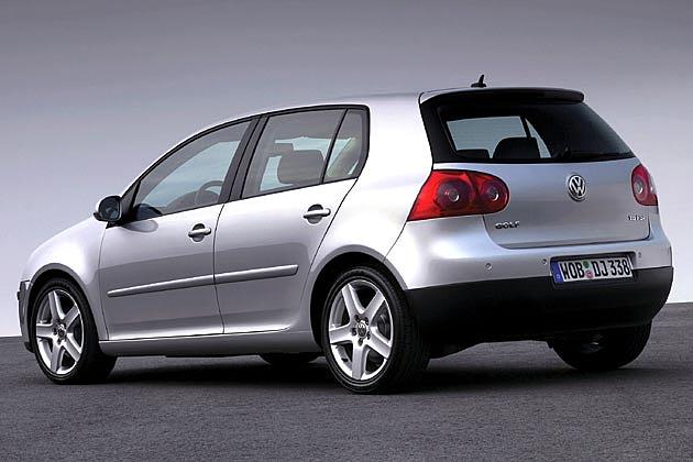 Zum Vergleich wieder ein normaler Golf