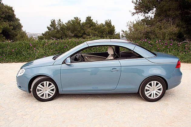 Nach 25 Sekunden ist das Verdeck zu, und der Regenschauer kann kommen