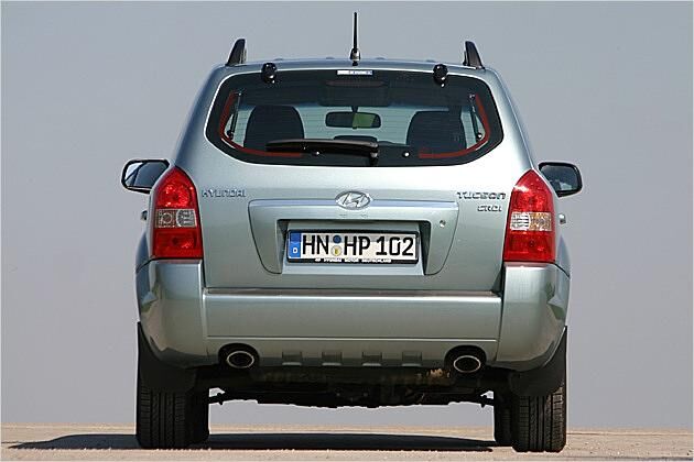 Dank serienmäßigem Partikelfilter ist der Tucson rauchfrei unterwegs