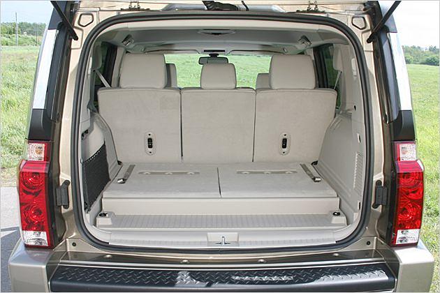 Bei umgeklappter dritter Reihe entstehen 1.028 Liter Stauraum