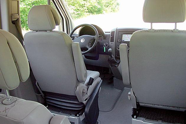 Das Durchgehen ins Cockpit ist kein Problem