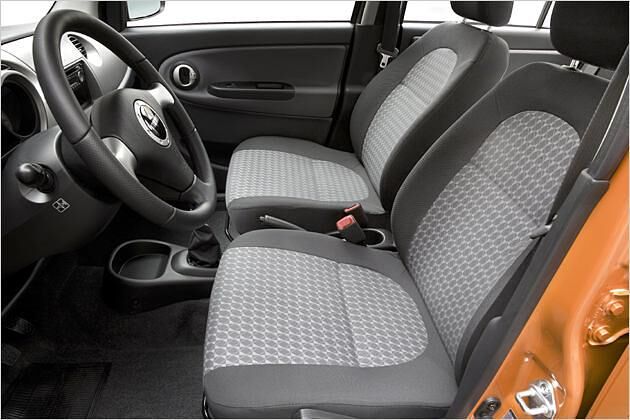 Vorn ist viel Platz für Arme und Beine