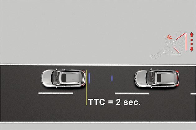 Nur noch zwei Sekunden: Jetzt zuckt der Gurt dreimal