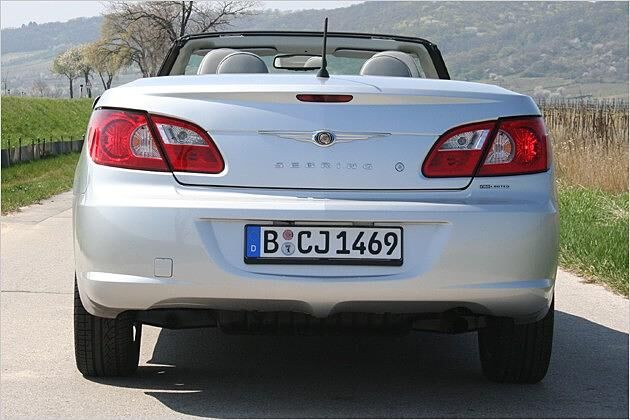 Die dritte Bremsleuchte wurde wie bei der Limousine in die Heckklappe integriert