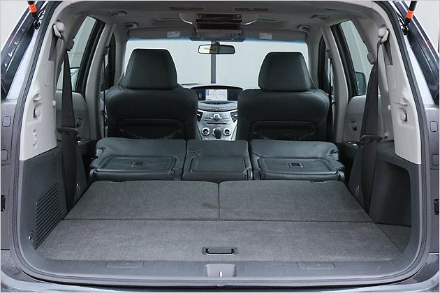 Wenn alles am Boden liegt, passen bis zu 1.495 Liter Gepäck ins Abteil