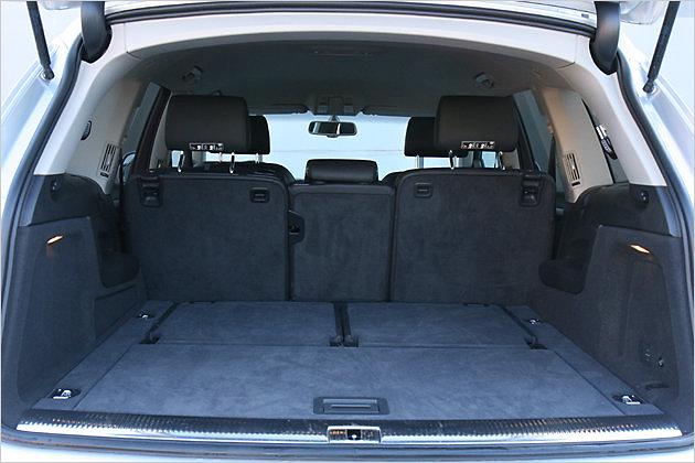 Der Kofferraum fasst 775 Liter Transportgut