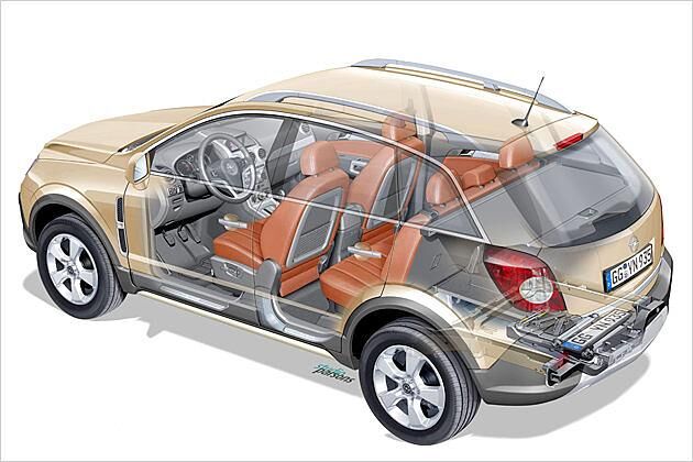 Im unteren Heckbereich verbirgt sich eine Schublade