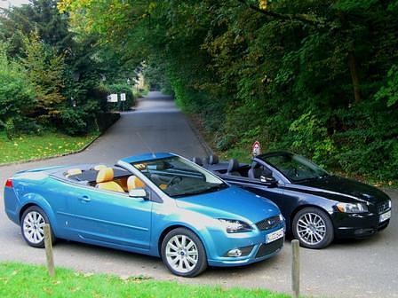 Ford Focus CC und Volvo C70