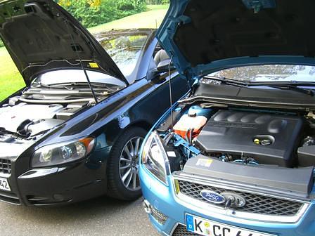 Ford Focus CC und Volvo C70