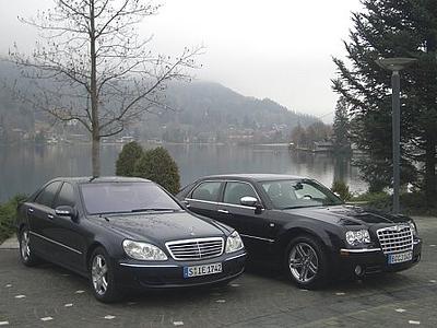 Chrysler 300C vs. Mercedes S 350 - Kampf um die Krone