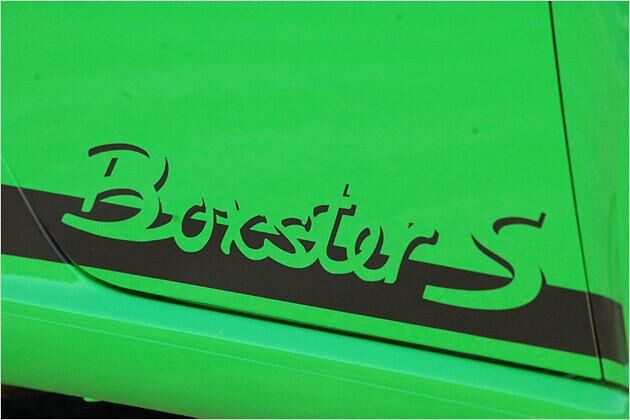 "Boxster S" in klassischer Carrera-Lackierung