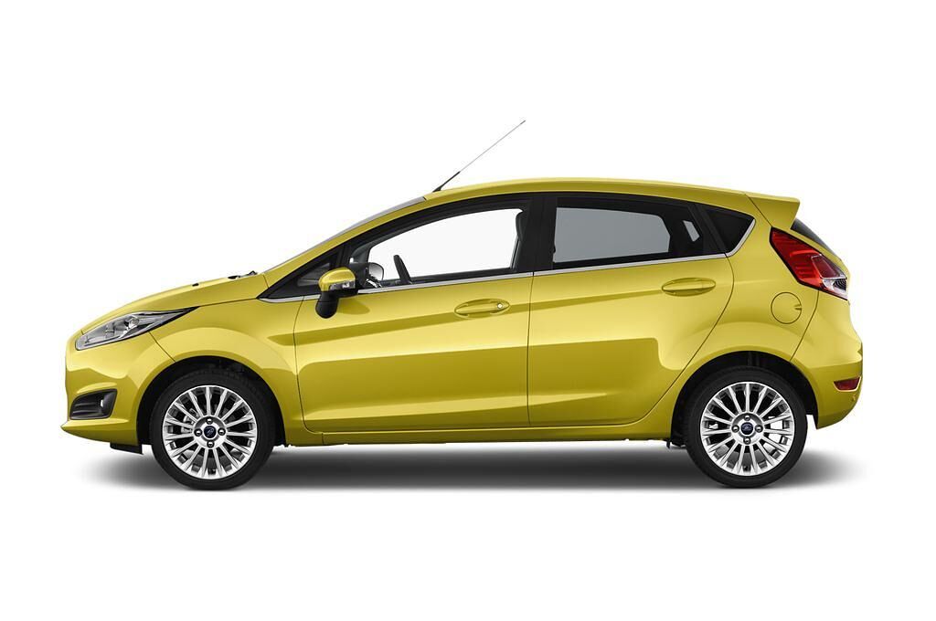 Ford Fiesta (Baujahr 2013) Titanium 5 Türen Seitenansicht