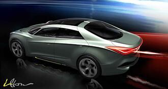 Leicht aufwärts: Hyundai i-flow