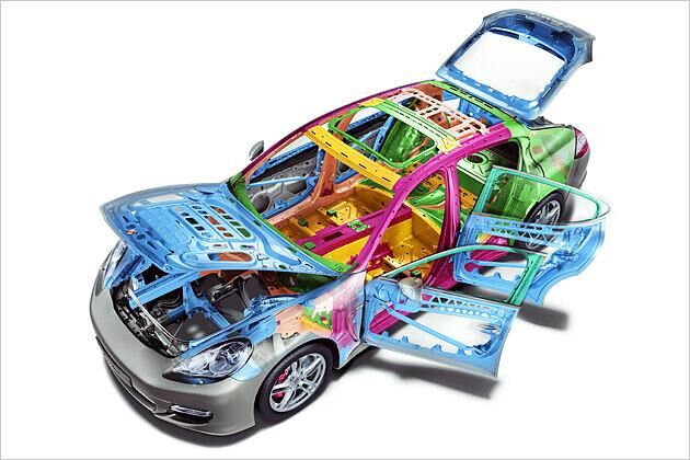 Mittels diverser Leichtmetalle wiegt der Basis-Panamera nur 1.770 Kilogramm