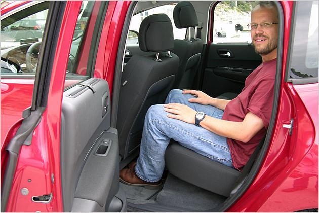 Der Sitzkomfort im Fond ist gut