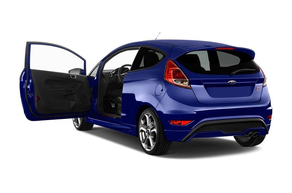 Ford Fiesta (Baujahr 2014) 1,6 Ecoboost St 3 Türen Tür geöffnet