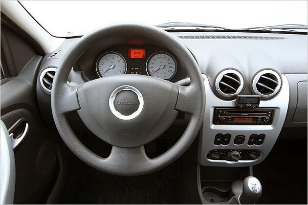 Die Bedienungselemente des Dacia werfen keine Fragen auf