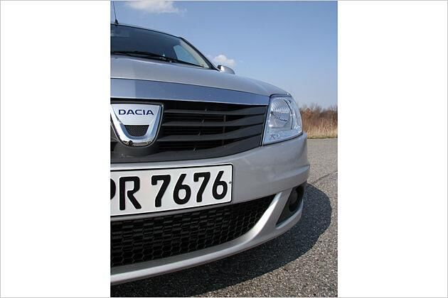 Gut zu sehen: Das 2008 eingeführte Dacia-Logo