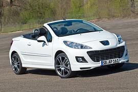Peugeot Sondermodell 207 CC - Schwarz und weiß