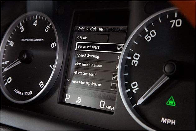 Über die Multifunktionsanzeige lassen sich die Einstellungen vieler Komfortfunktionen anzeigen