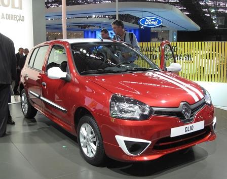 der brasilianische Renault Clio auf der Sao Paulo Motorshow 2012