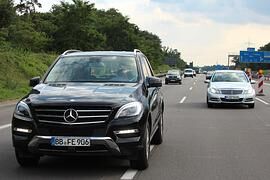 Erste Fahrt in der neuen M-Klasse - Barcelona – Stuttgart ohne Boxenstopp