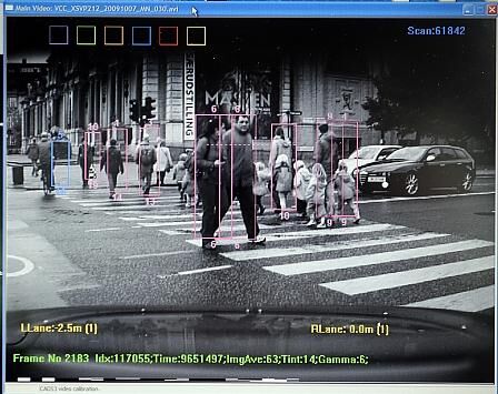 Volvo S60 Kollisionswarn-System, Kamerabild