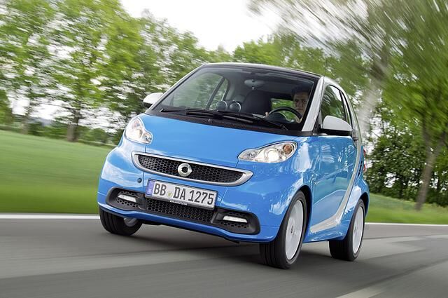 Smart-Sondermodelle - Weiß trifft Blau