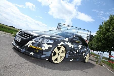 Getunter VW Passat CC - Coupé in Camouflage