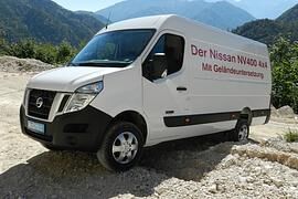Nissan NV400 mit Allradantrieb - Ein Transporter fürs Gelände