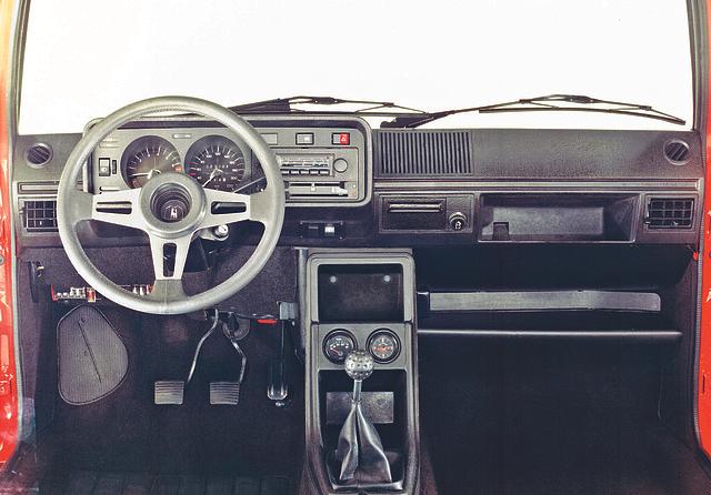 Eine Besonderheit des Golf GTI war sein Schaltknauf im Golfball-Design